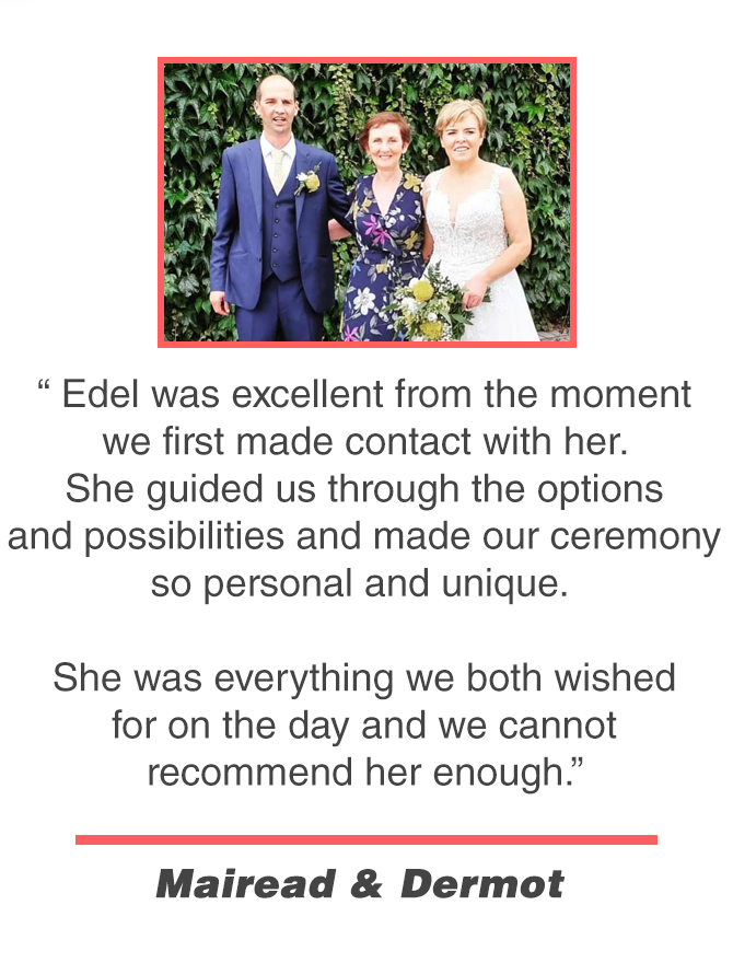 civil wedding ceremony dundalk co. louth by edel o'connell