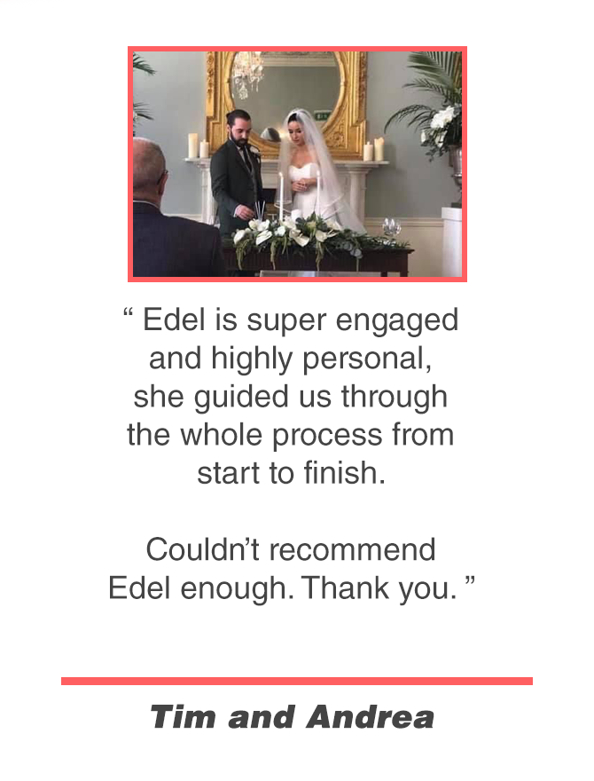 civil wedding ceremony dundalk co. louth by edel o'connell