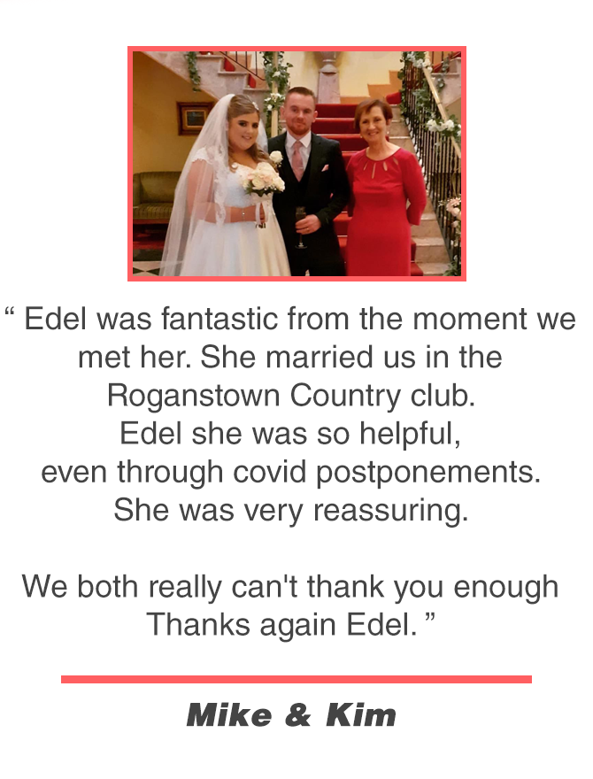 civil wedding ceremony dundalk co. louth by edel o'connell
